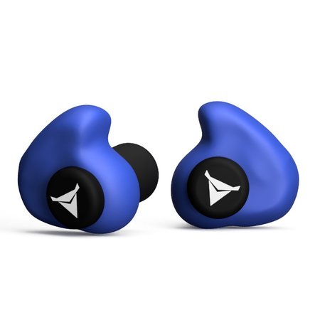 Decibullz Custom Molded Earplugs Blue, 31 NRR, Simple DIY Process, Remoldable if needed PLG1-BLU